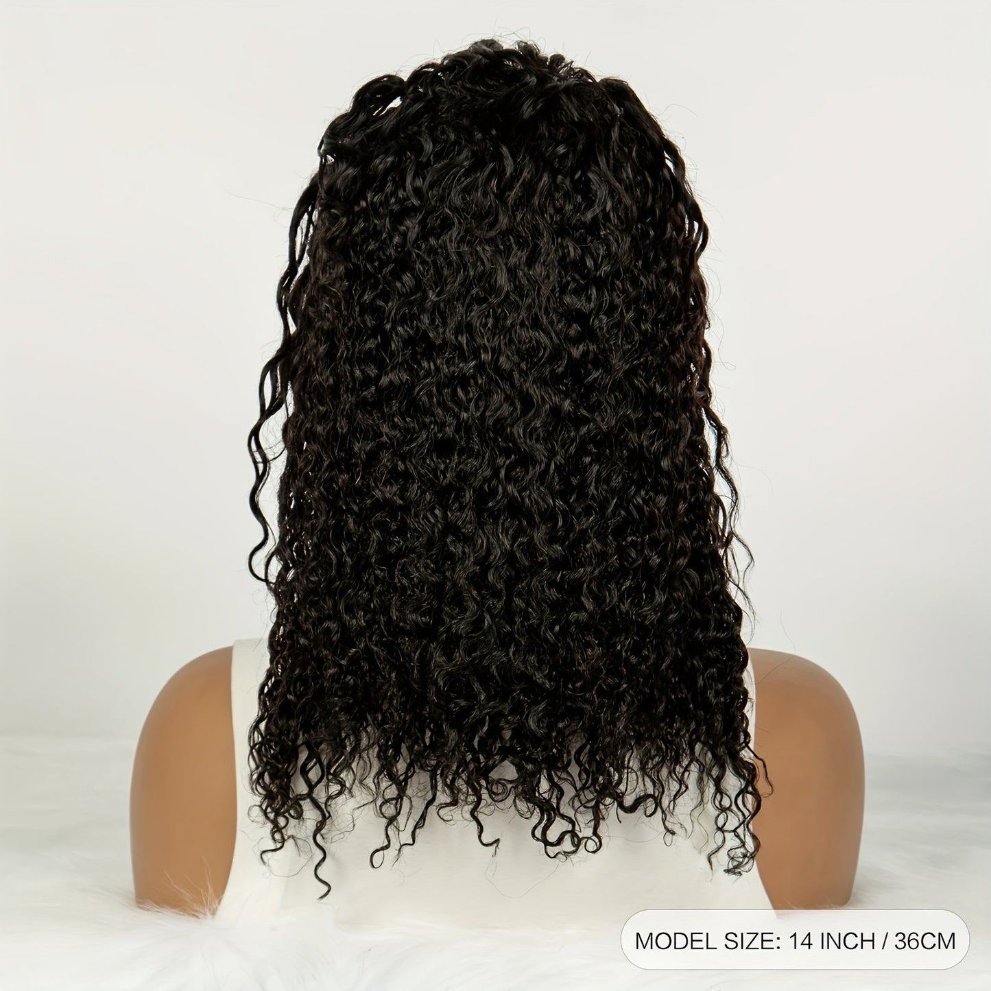 HH Curly Front Lace Wig with 7 Front Braids