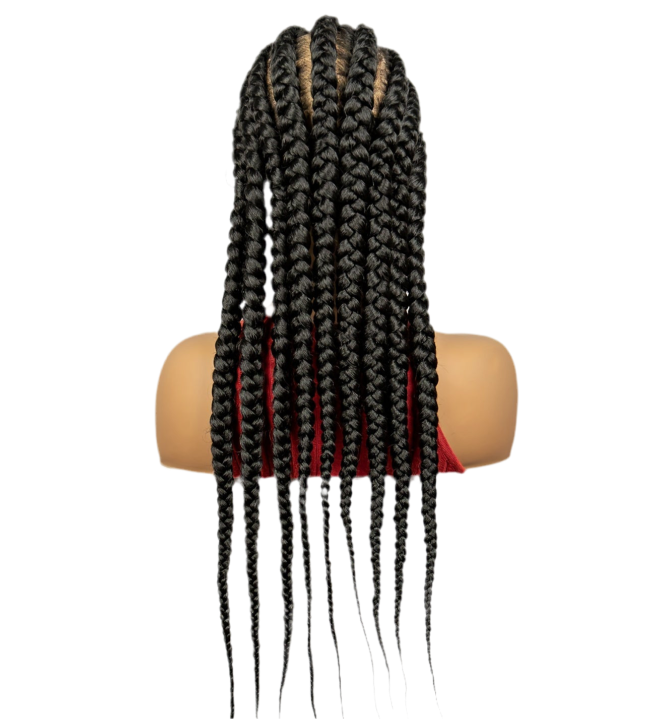 9 Flat Braids Synthetic Full Lace Wig