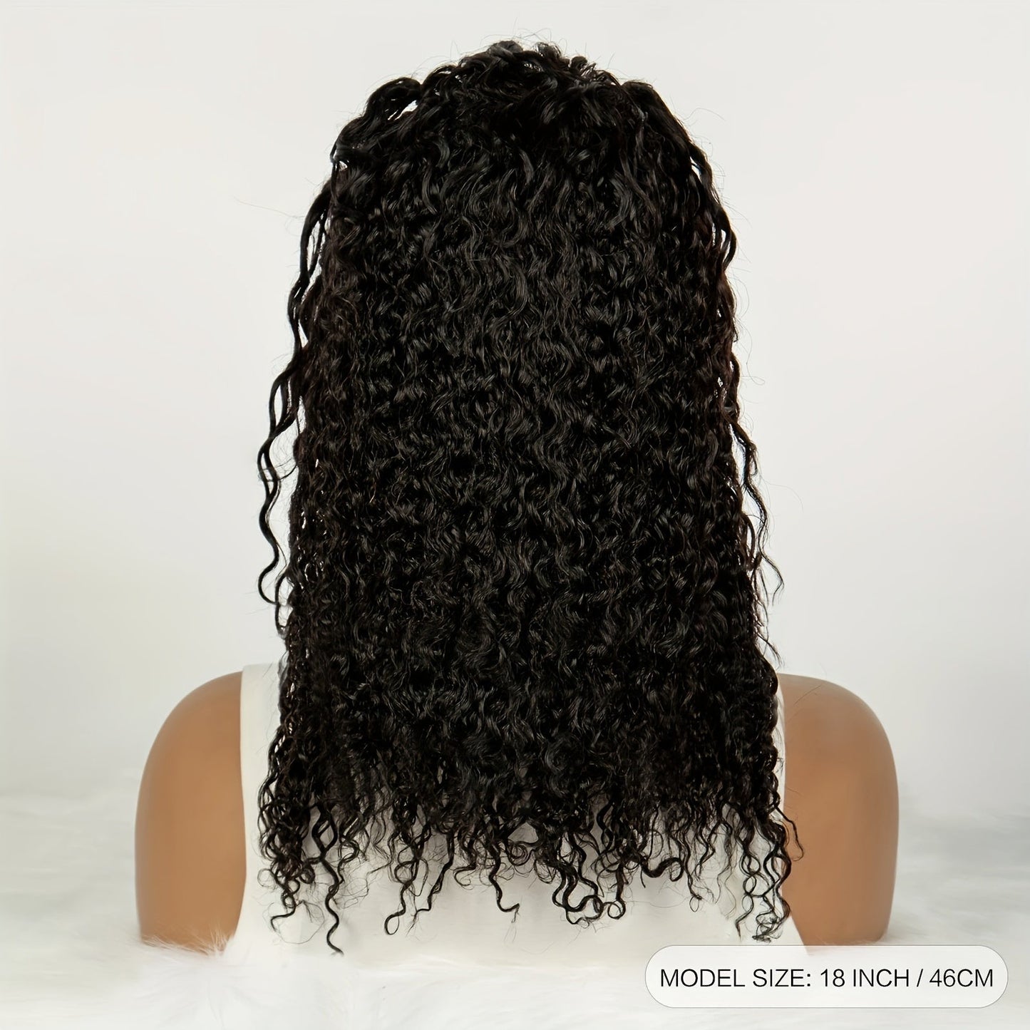 HH Curly Front Lace Wig with 7 Front Braids