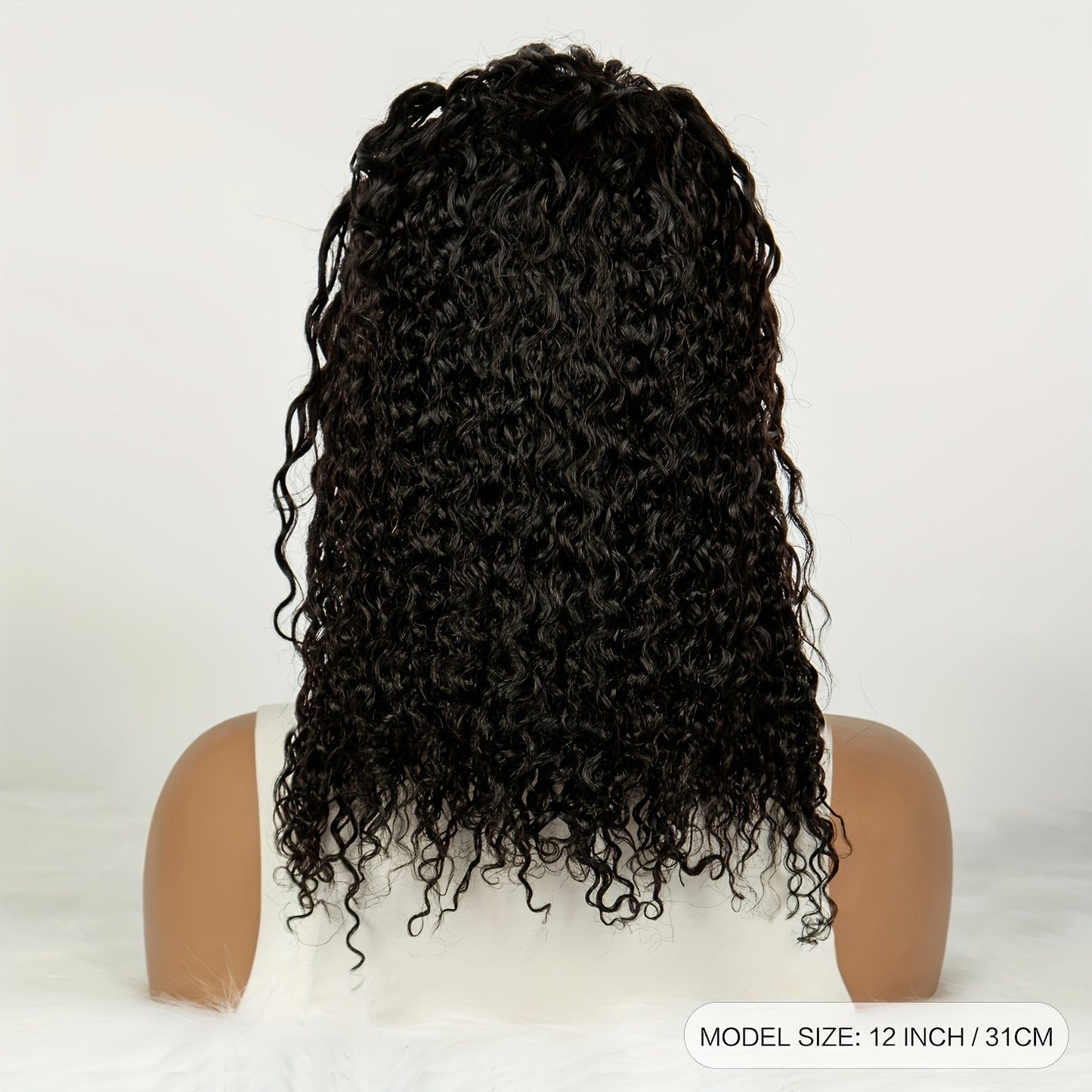 HH Curly Front Lace Wig with 7 Front Braids