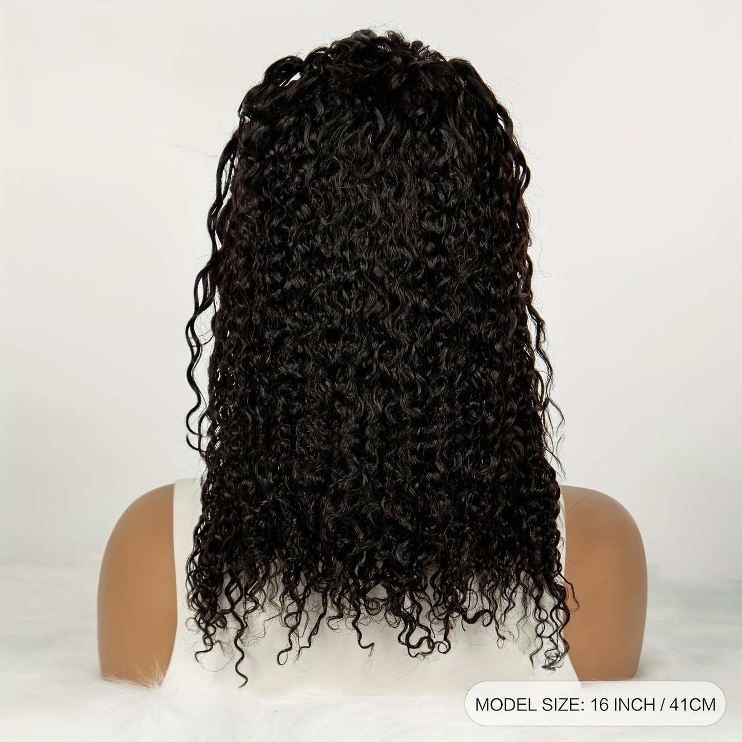 HH Curly Front Lace Wig with 7 Front Braids