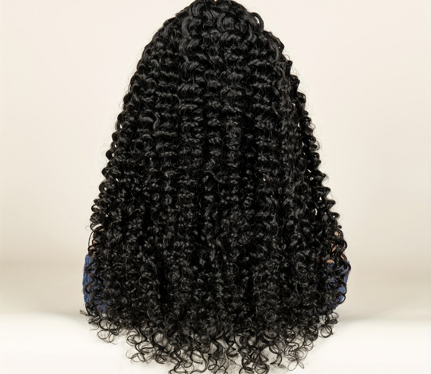Synthetic Curly Front Lace Wig with 9 Connected Braids in the Front