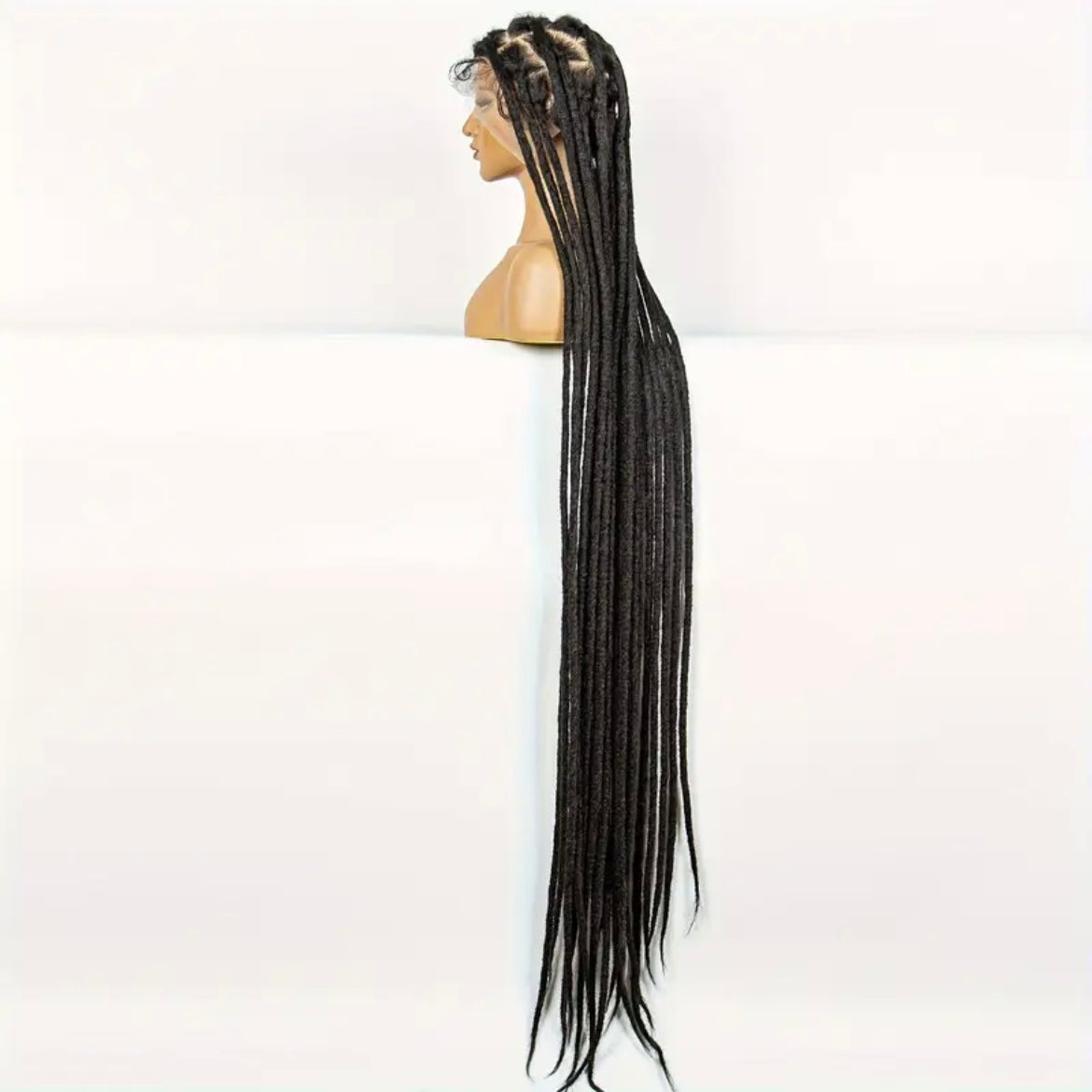 Long Faux Locs Synthetic Full Lace Wig