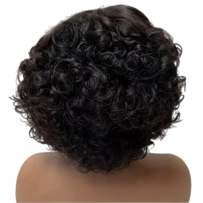 HH Curly Bob-Pixie Style Front Lace Wig [2 Colors]