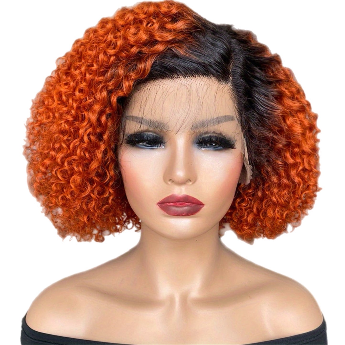 HH Curly Bob-Pixie Style Front Lace Wig [3 Colors]