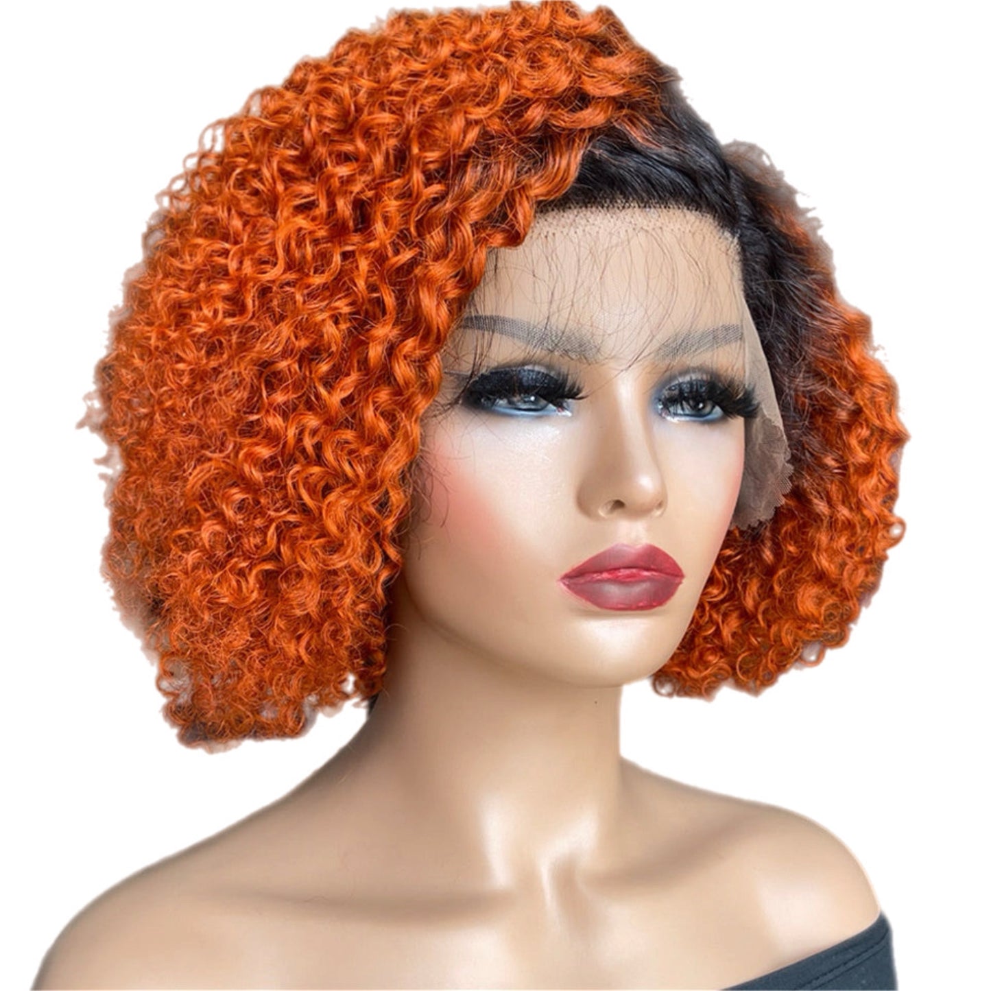 HH Curly Bob-Pixie Style Front Lace Wig [3 Colors]