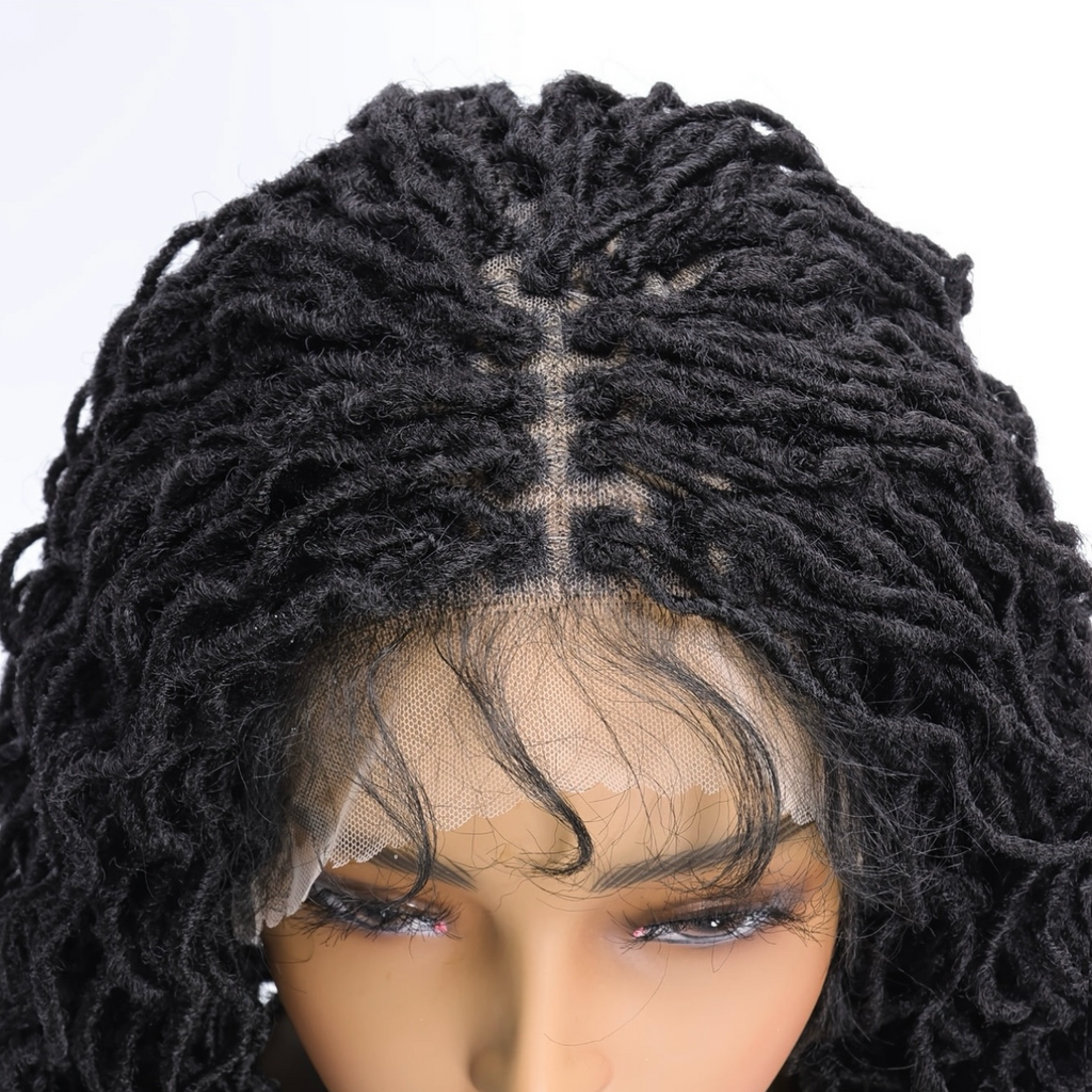 Faux Locs Frisés 12" à Dentelle Complète (4 couleurs disponibles) #0002