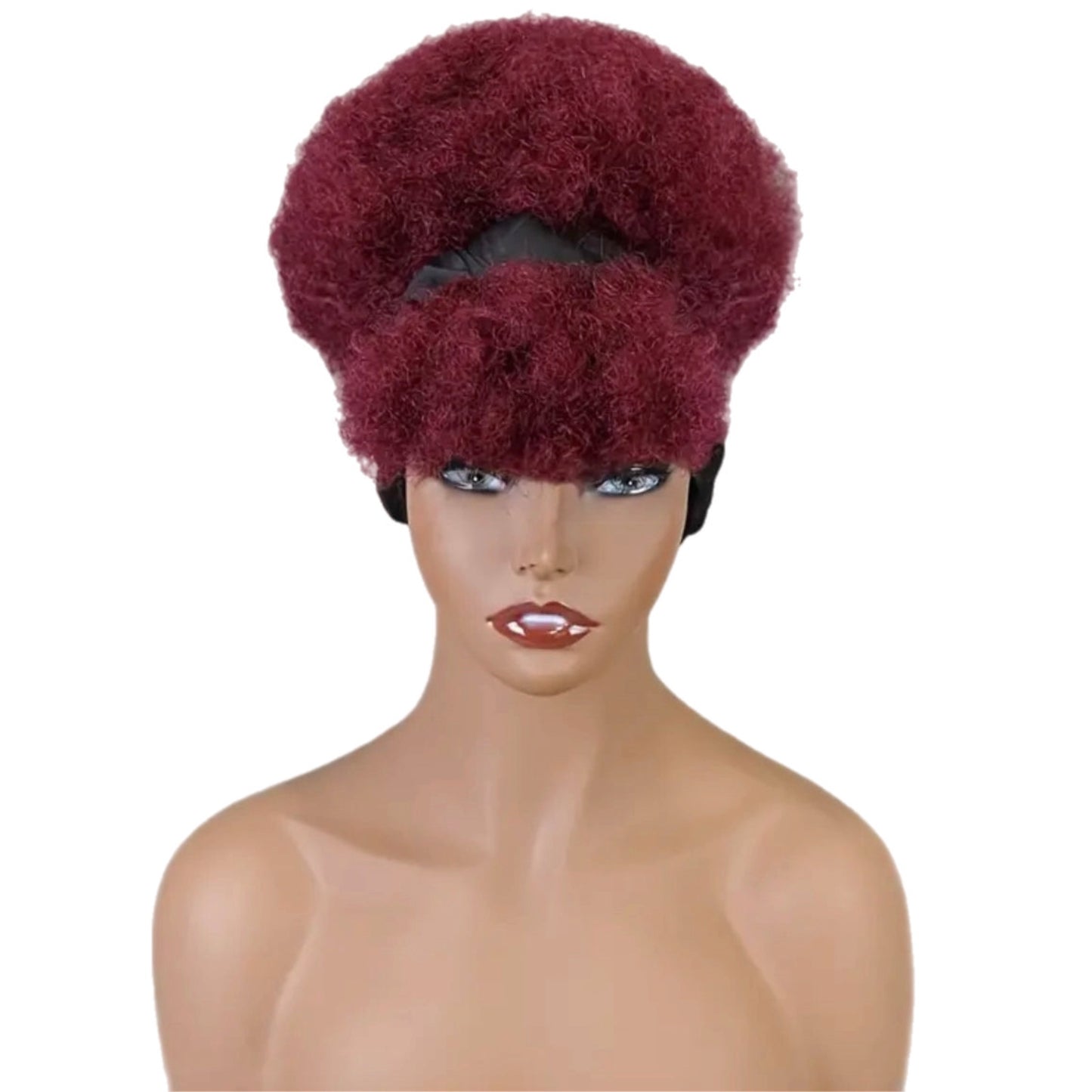 Perruque HH Afro Crépus avec Bandeau Intégré [5 Couleurs]