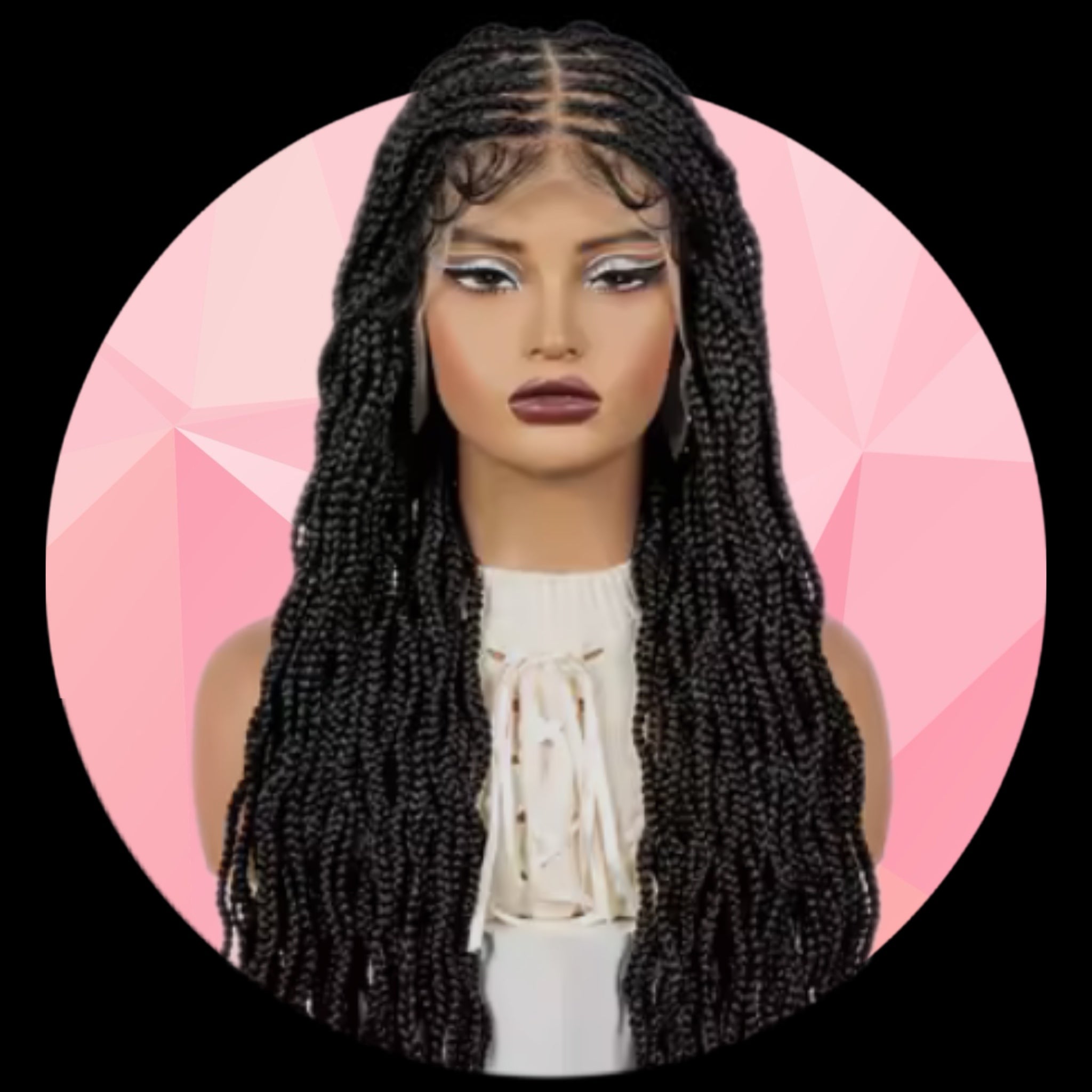 Tresses Complètes Frisées 36" à Dentelle Complète #0018