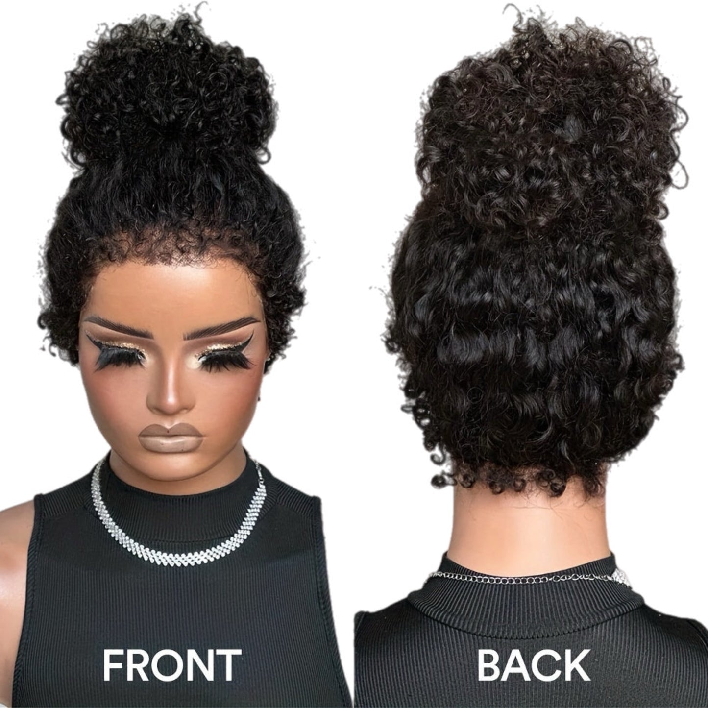 HH Kinky/Curly Front Lace Wig