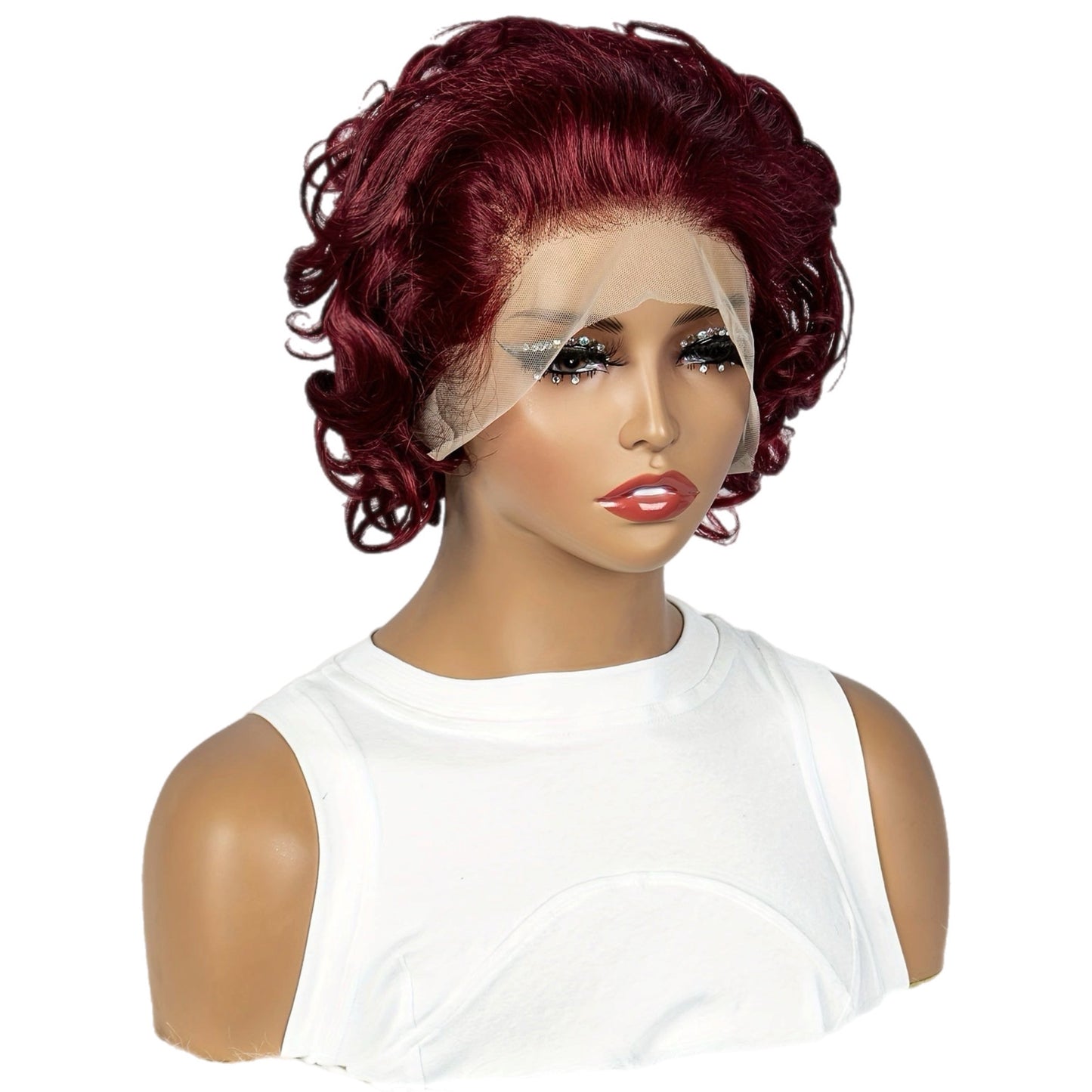 HH Short Curly Front Lace Wig [3 Colors]
