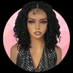 Faux Locs Frisés 12" à Dentelle Complète (4 couleurs disponibles) #0002