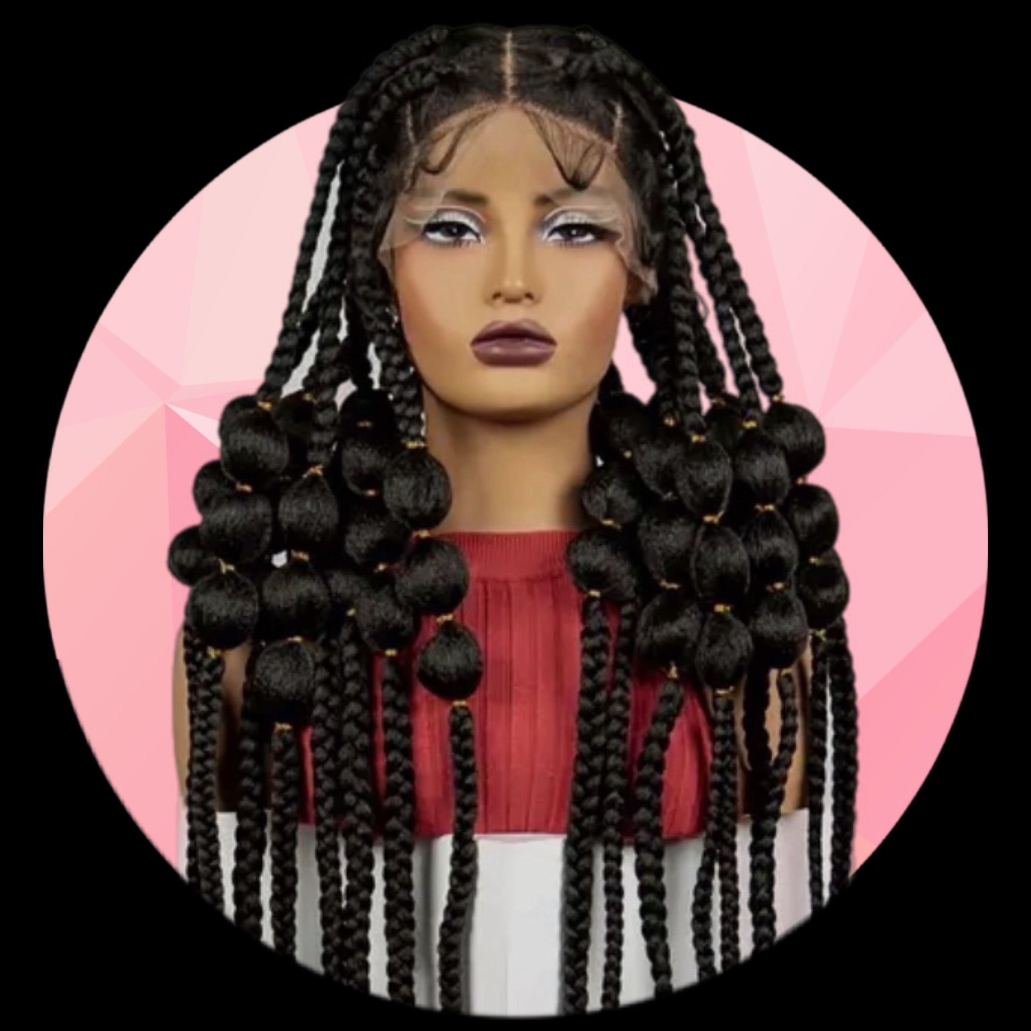 Tresses en Bulles 40" à Dentelle Complète #0009