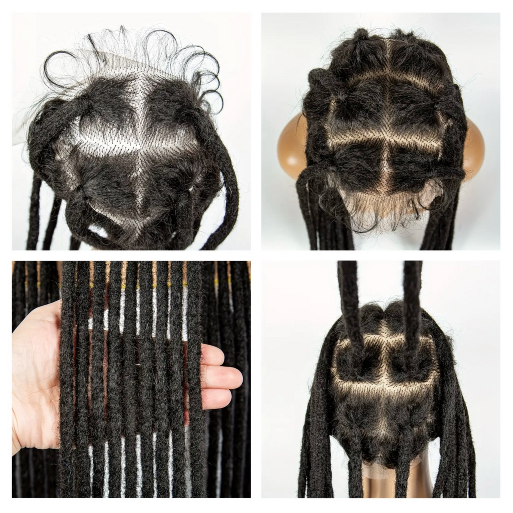 Faux Locs Extra Long 60" à Dentelle Complète #0005