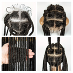 Faux Locs Extra Long 60" à Dentelle Complète #0005