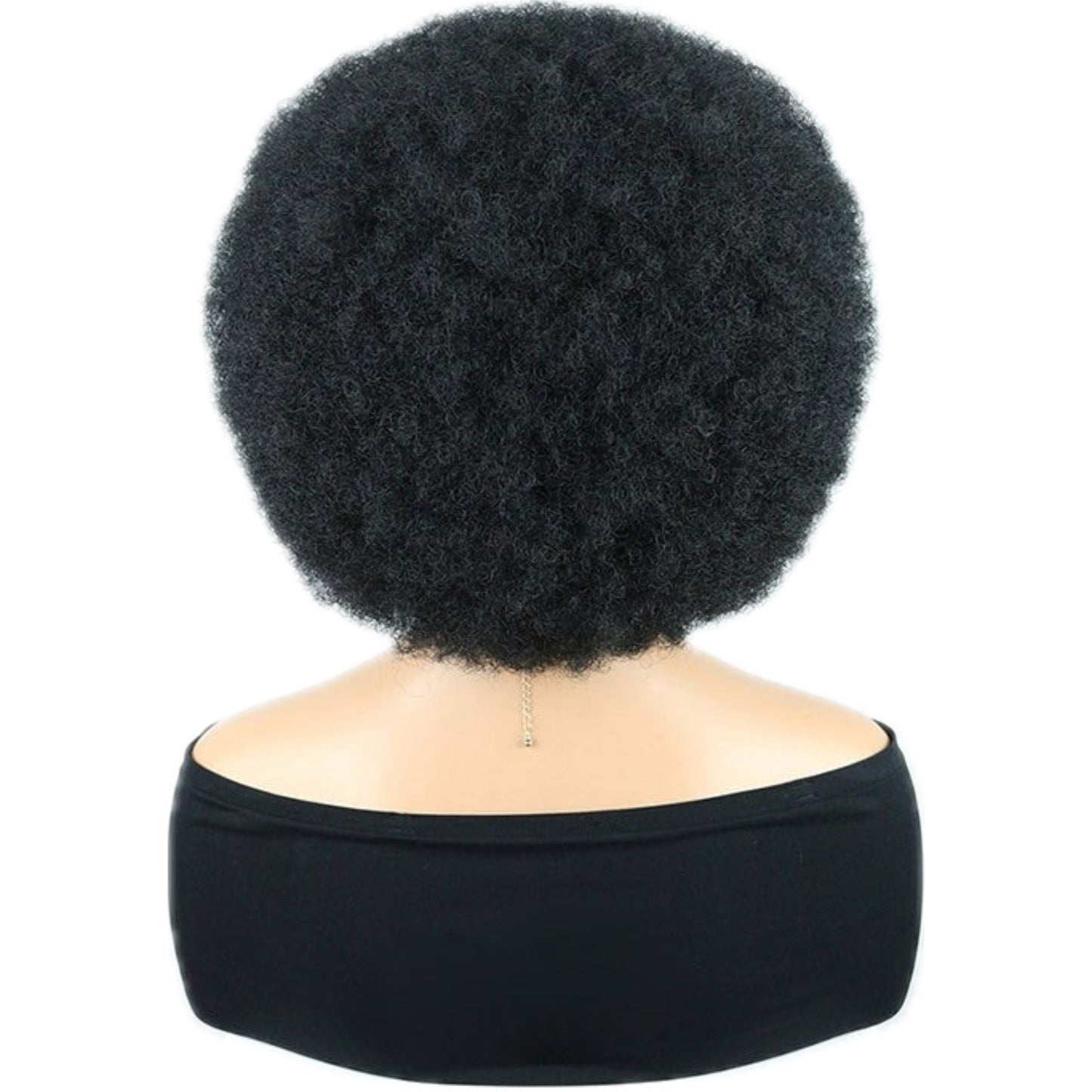 Perruque en Dentelle d’Afro Crépus Synthétique avec Nattes à l’Avant [Modèle #13]