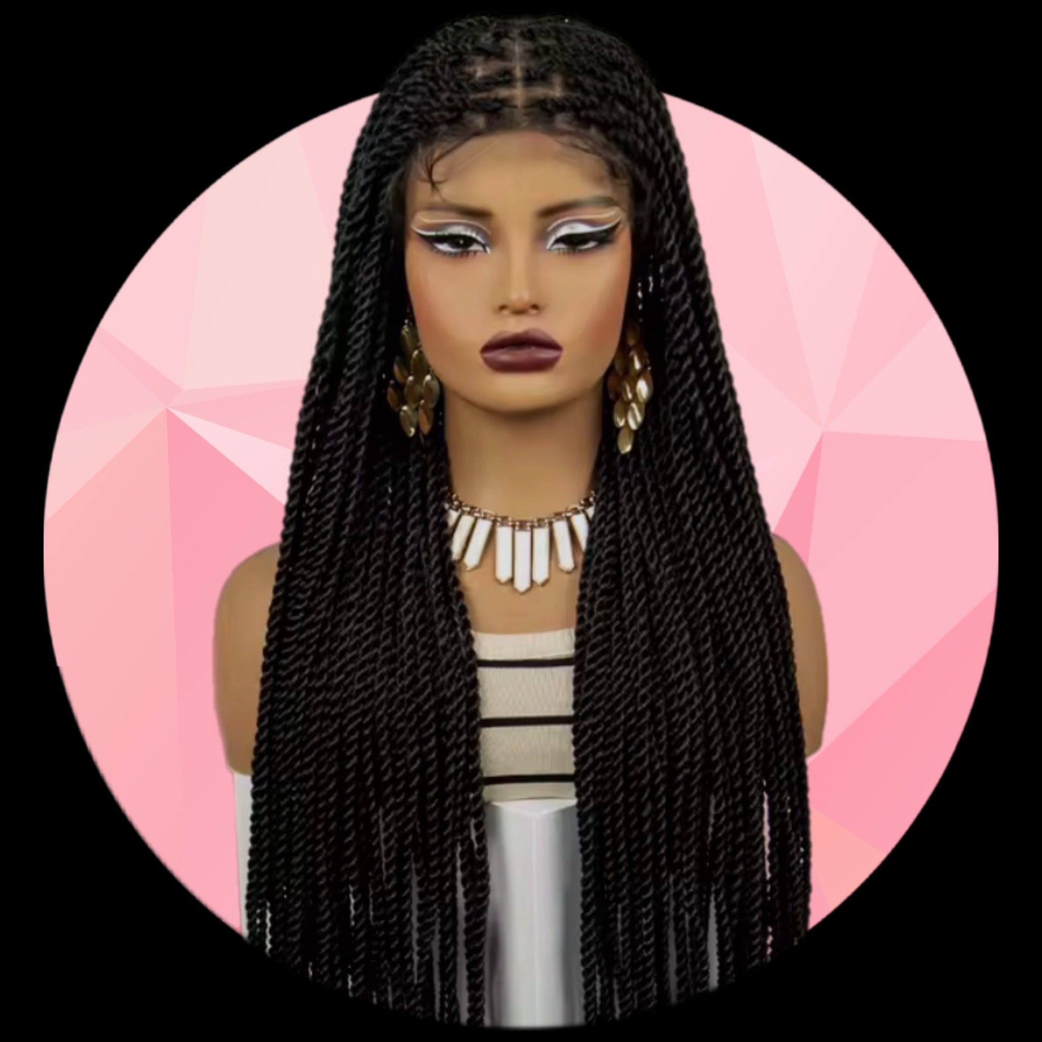 Twists 40" à Dentelle Complète #0019