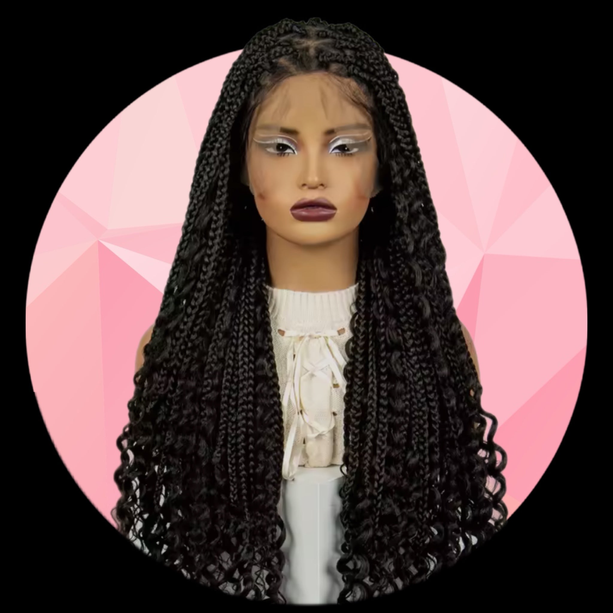 Tresses Boho 32" à Dentelle Complète #0017