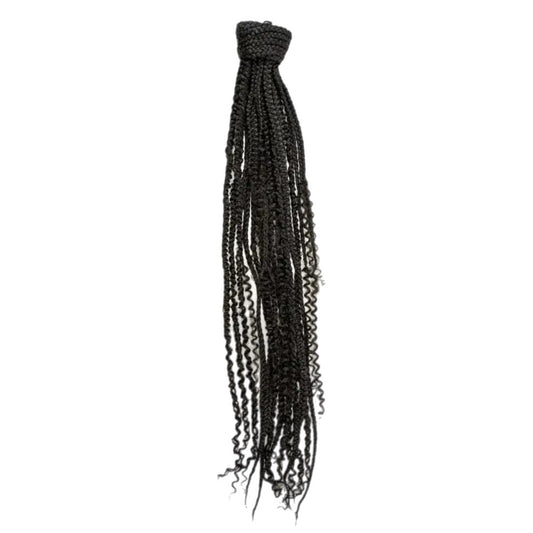 Clip-in Synthetic Braids & Curls Hairpiece