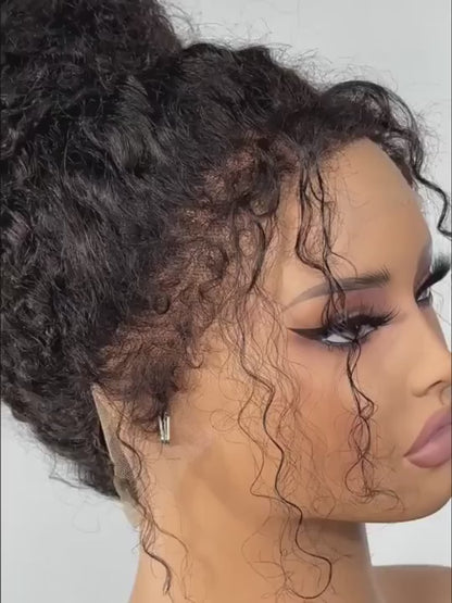 HH Kinky/Curly Front Lace Wig