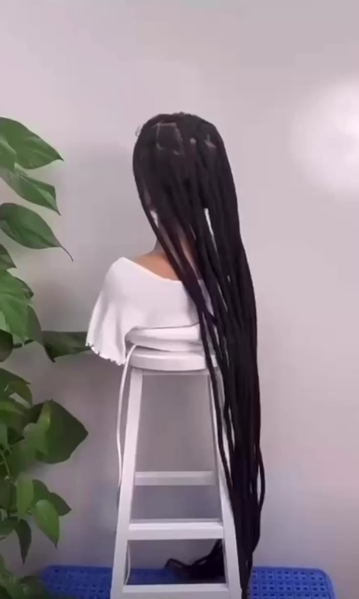 Faux Locs Extra Long 60" à Dentelle Complète #0005